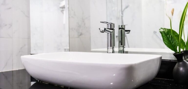 altura lavabo sobre encimera