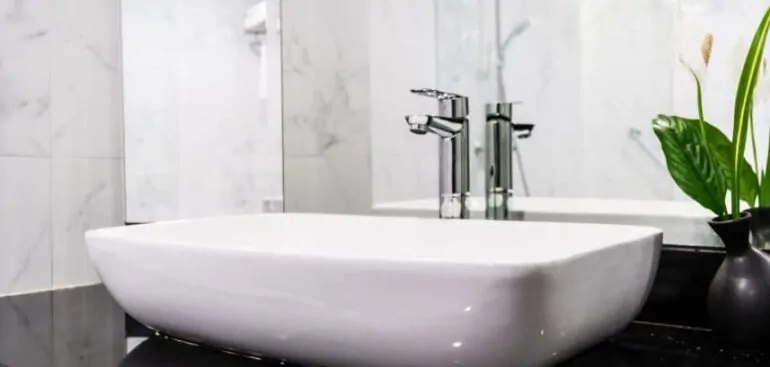 altura lavabo sobre encimera